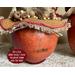 This shows the back of my apple gourd characters. I engrave their names into the shell using a pyrography pen, a great collectable!